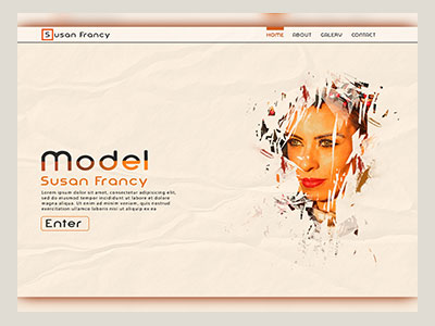 Model Website Entwurf